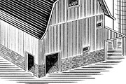 Hay Field and Barn, a Work Illustration by blue67sign (Thumbnail 2 of 4)
