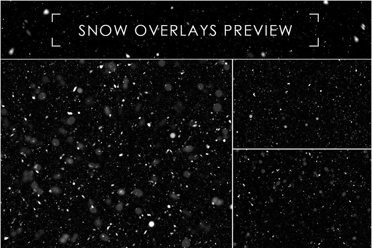 Snow Effect Overlays, a Texture Graphic by NassyArt (Photo 2 of 9)