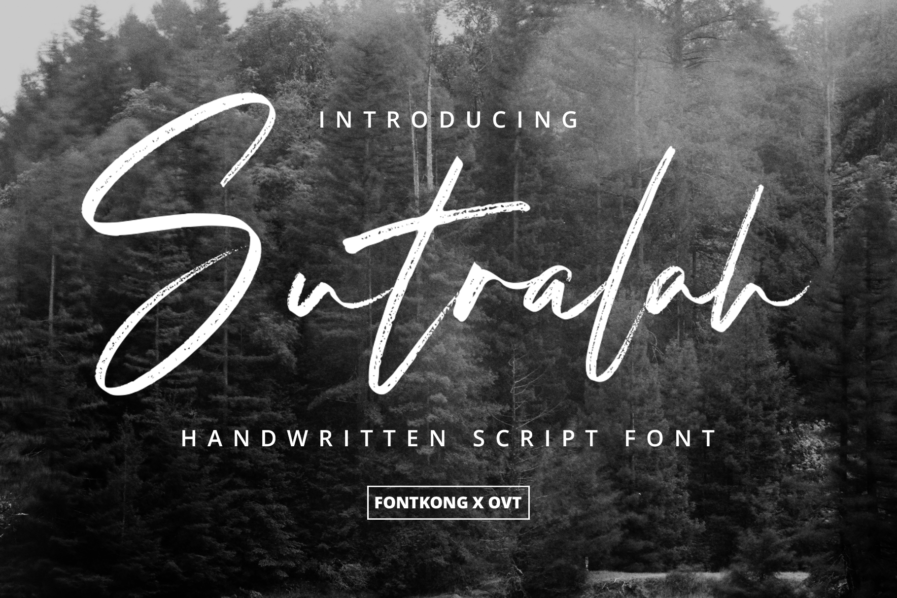 Sutralah - Handwritten Script Font, a Script Font by overlaytemplates
