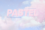 30 Aesthetic Pastel Sky Backgrounds, a Pattern Graphic by Photohacklovers (Thumbnail 1 of 9)