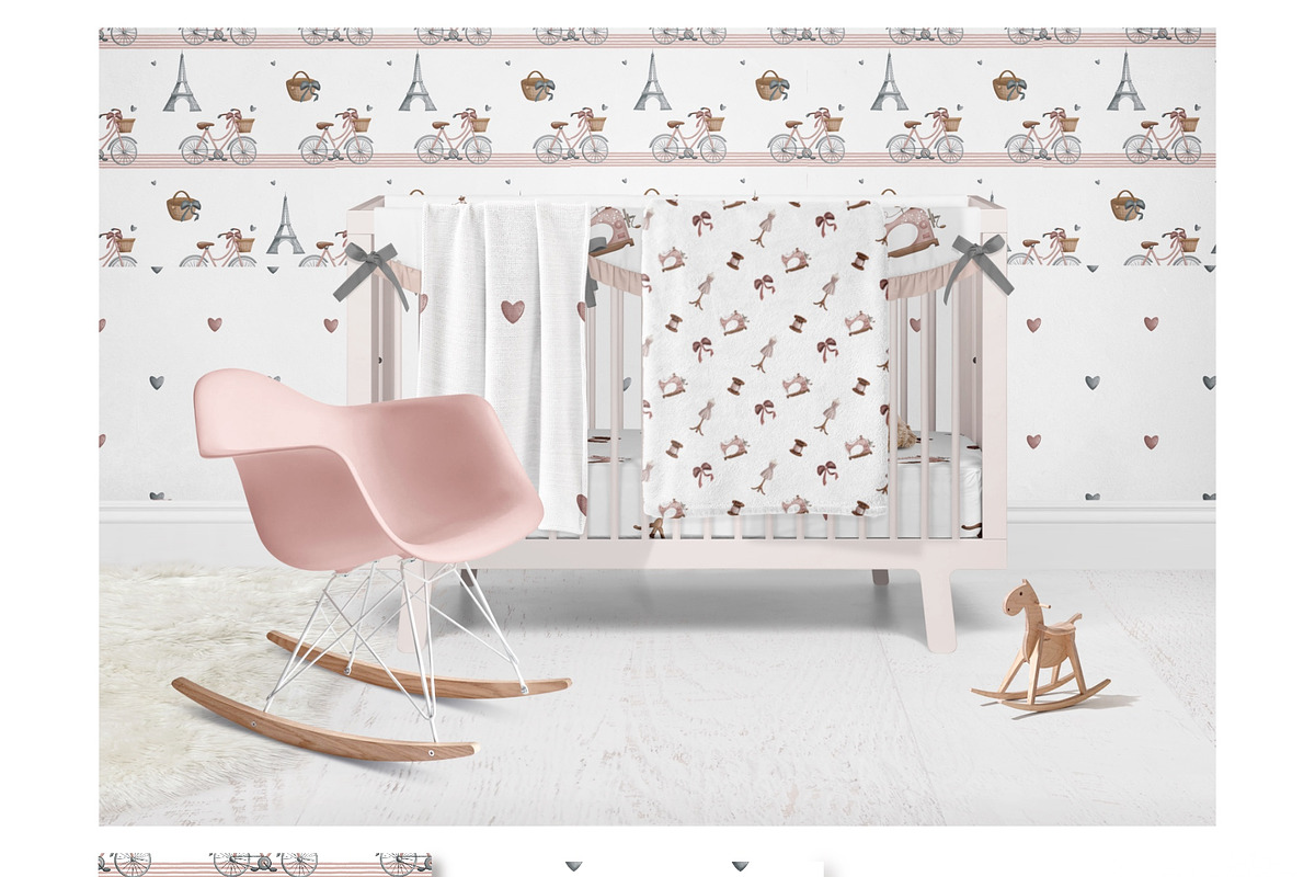 Vintage Paris-Baby collection, a Decorative Illustration by Linerisyart (Photo 9 of 18)