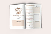Animal Behavior Logbook, a Templates & Theme by KDPISH (Thumbnail 2 of 4)