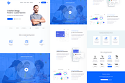 Corporate Landing Page, a Landing Page Template by Pranav (Thumbnail 4 of 4)