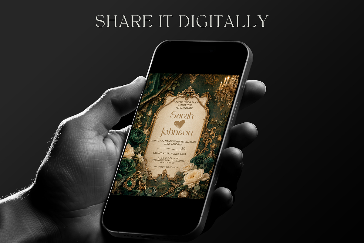 Luxury Wedding Invitation Template, an Invitation Template by InvitingStorys (Photo 6 of 12)