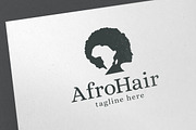 Afro Hair Logo, a Branding & Logo Template by emotions76 (Thumbnail 1 of 3)