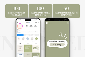 Wellness Coach Instagram Template