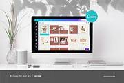 Influencer Instagram Pack | PS CANVA, a Social Media Template by Visuel Colonie® (Thumbnail 3 of 18)