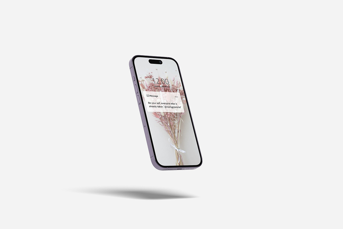 iPhone 14 Pro Mockup, an iPhone Mockup by zuhraabdullah (Photo 3 of 28)