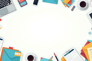Professional Business Frame With Off, a Photo by LOGOCREATIVE