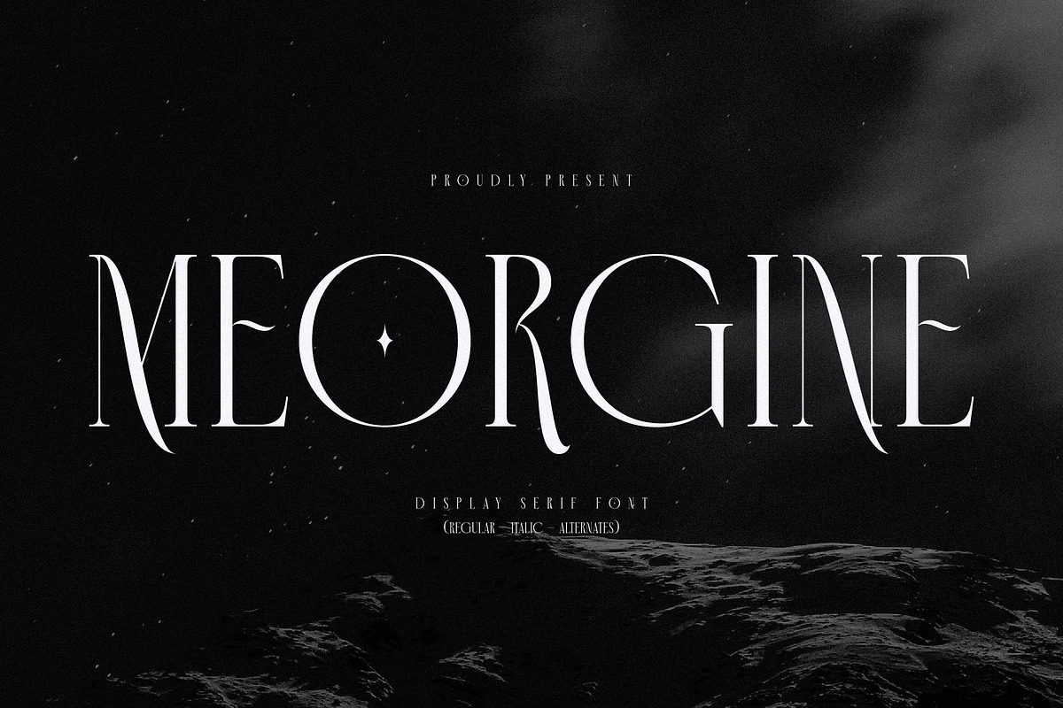 Meorgine Display Serif Font, a Serif Font by Storytype Studio (Photo 1 of 15)