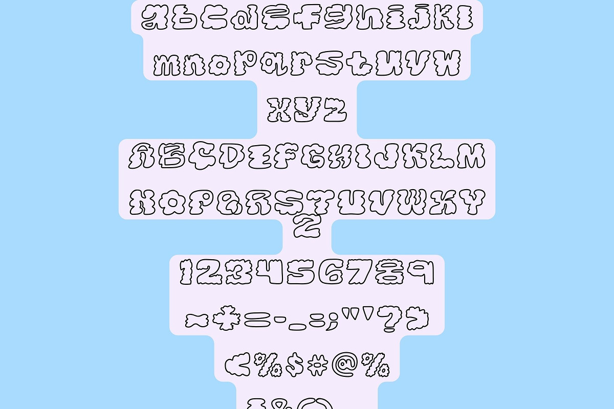 Puffy Jacket a hand-drawn puffy font, a Handwritten Font by Eryn Rose Design (Photo 13 of 18)