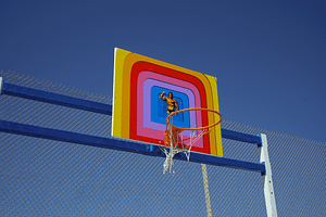 POSTER BASKET BALL MOCKUP