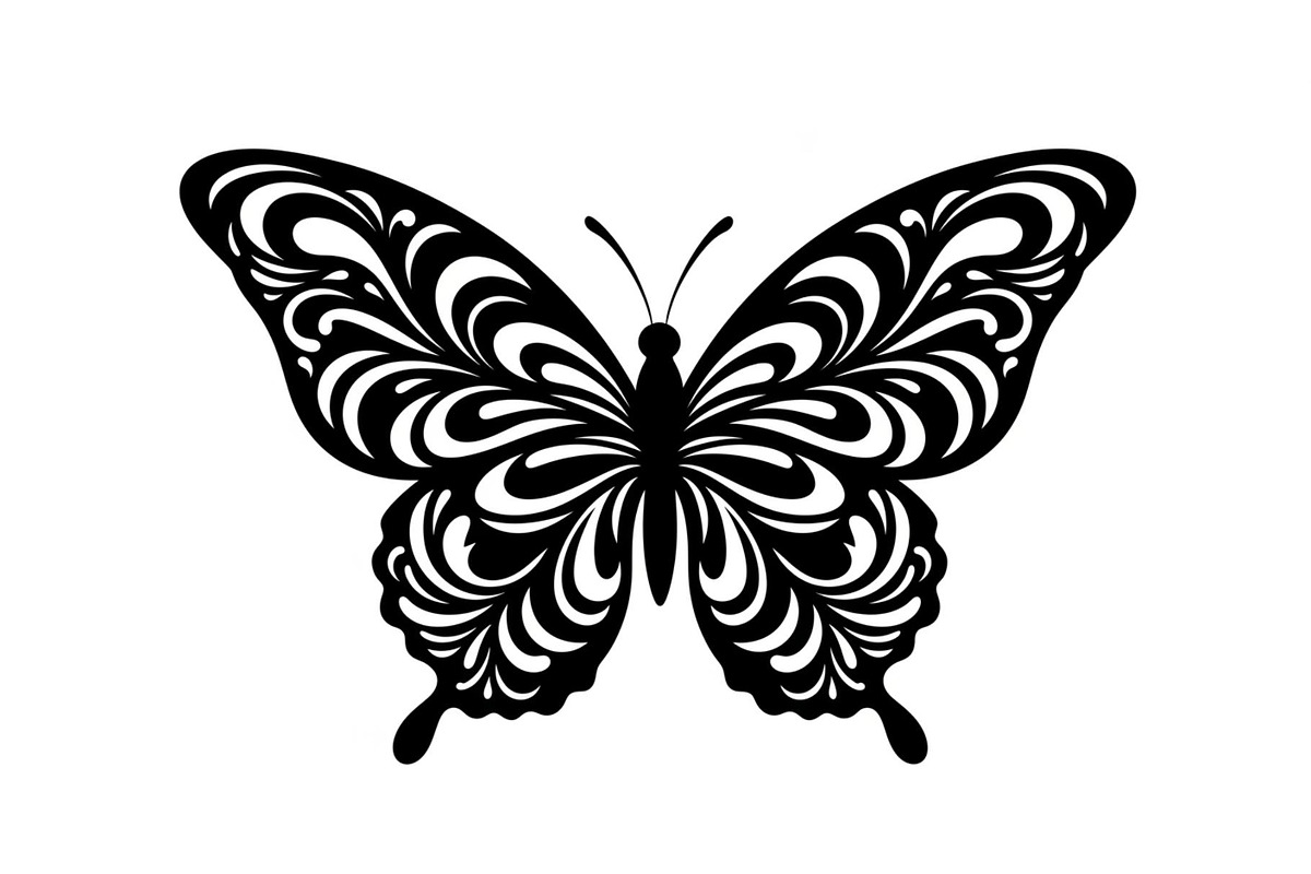 Butterfly Floral Vintage Frame Bundl, an Illustration by Creativeshirt (Photo 35 of 51)