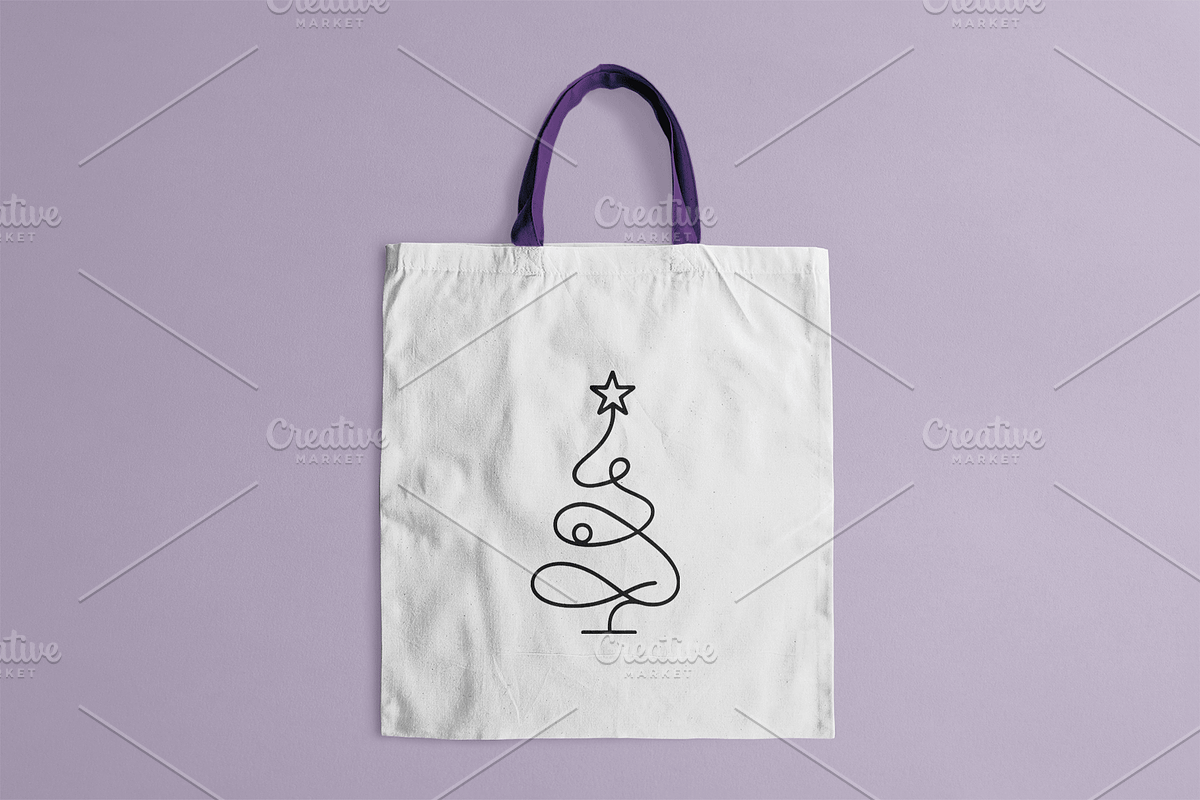 Line Art Christmas Tree Logo, a Branding & Logo Template by Vectorium Studio (Photo 3 of 3)