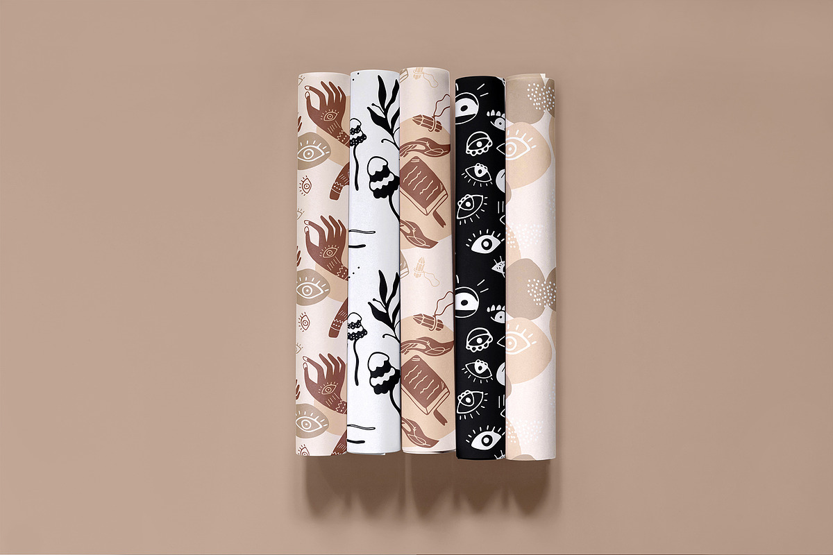 Paper Rolls Mockup |Wrapping Layered, a Mockup by bazarova (Photo 6 of 9)