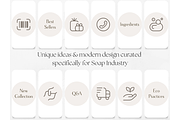 100 Soap Story Highlight Covers, a Social Media Template by PatternLab. (Thumbnail 4 of 9)