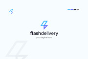 Abstract Delivery Logo Design, a Branding & Logo Template by Dipak Dheer (Thumbnail 1 of 6)