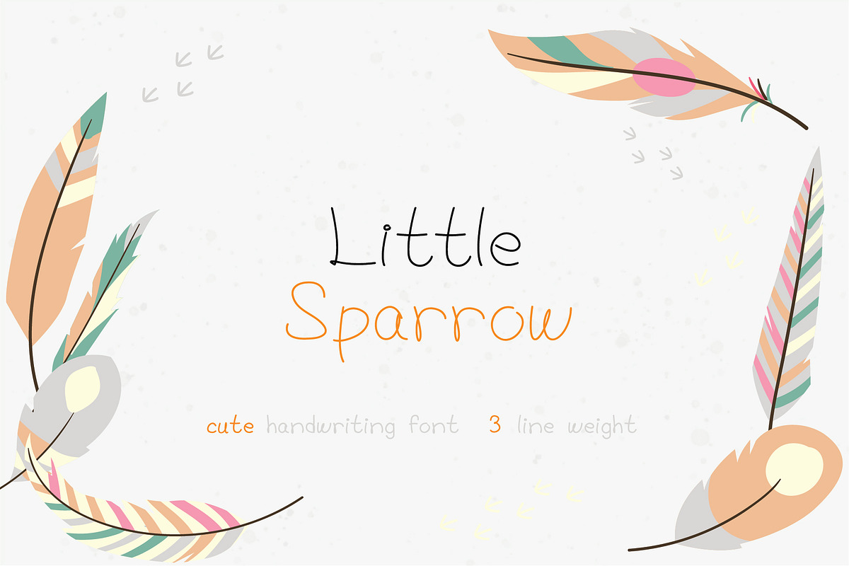 Little Sparrow | handwriting font, a Script Font by white supply (Photo 1 of 6)