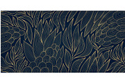 Luxury line leaves art deco patterns, a Pattern Graphic by Marylia (Thumbnail 6 of 16)