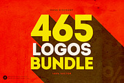 465 Logos Bundle - 90% off, a Branding & Logo Template by vuuuds (Thumbnail 2 of 5)