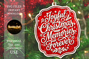 Christmas Memories Forever Ornament, an Object Graphic by OK Design (Thumbnail 2 of 3)
