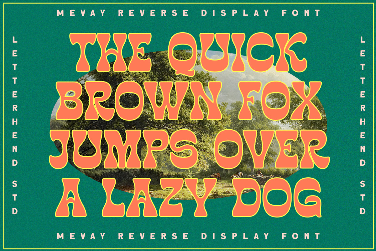Nomadic - Reverse Display Font, a Handwritten Font by Letterhend Studio (Photo 8 of 9)