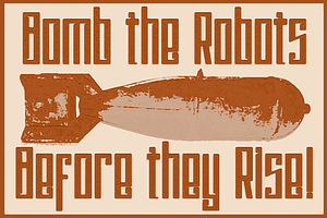 Psychotic Robots Font