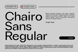 ChairoSans