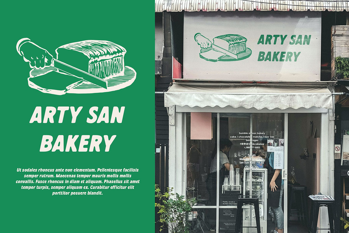 Becham Blur, a Sans Serif Font by Craft Supply Co. (Photo 7 of 8)
