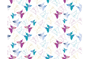 Butterflies Patterns & Illustrations