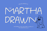 CS Martha Drawn, a Handwritten Font by Craft Supply Co. (Thumbnail 1 of 8)