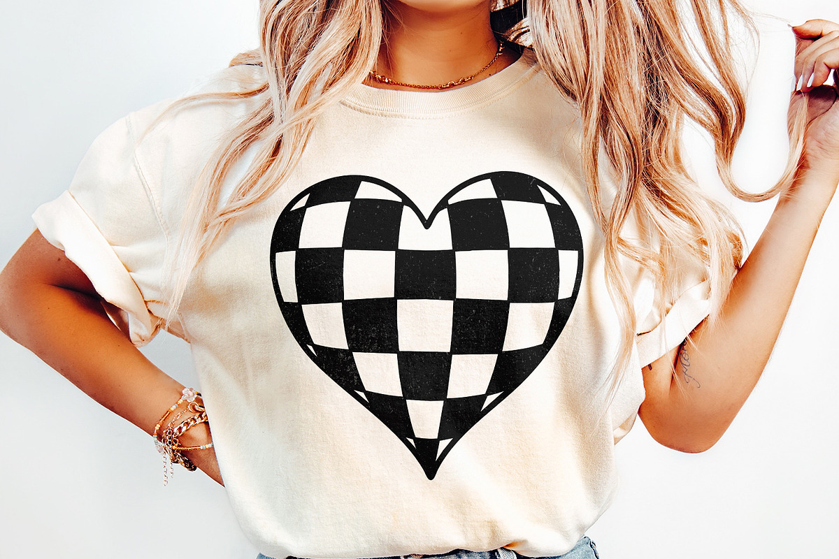 Checkered Heart PNG, Valentines Day, an Illustration by SharpMarketplace (Photo 2 of 9)