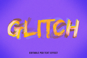 Text Effect Glitch