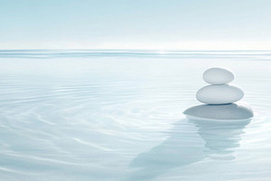 Spa concept background with stacked, a Photo by Dvoevnore photos