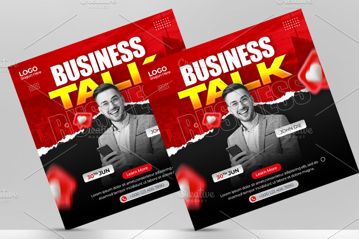 Business Social Media Post Template, a Social Media Template by Artonix (Photo 3 of 3)
