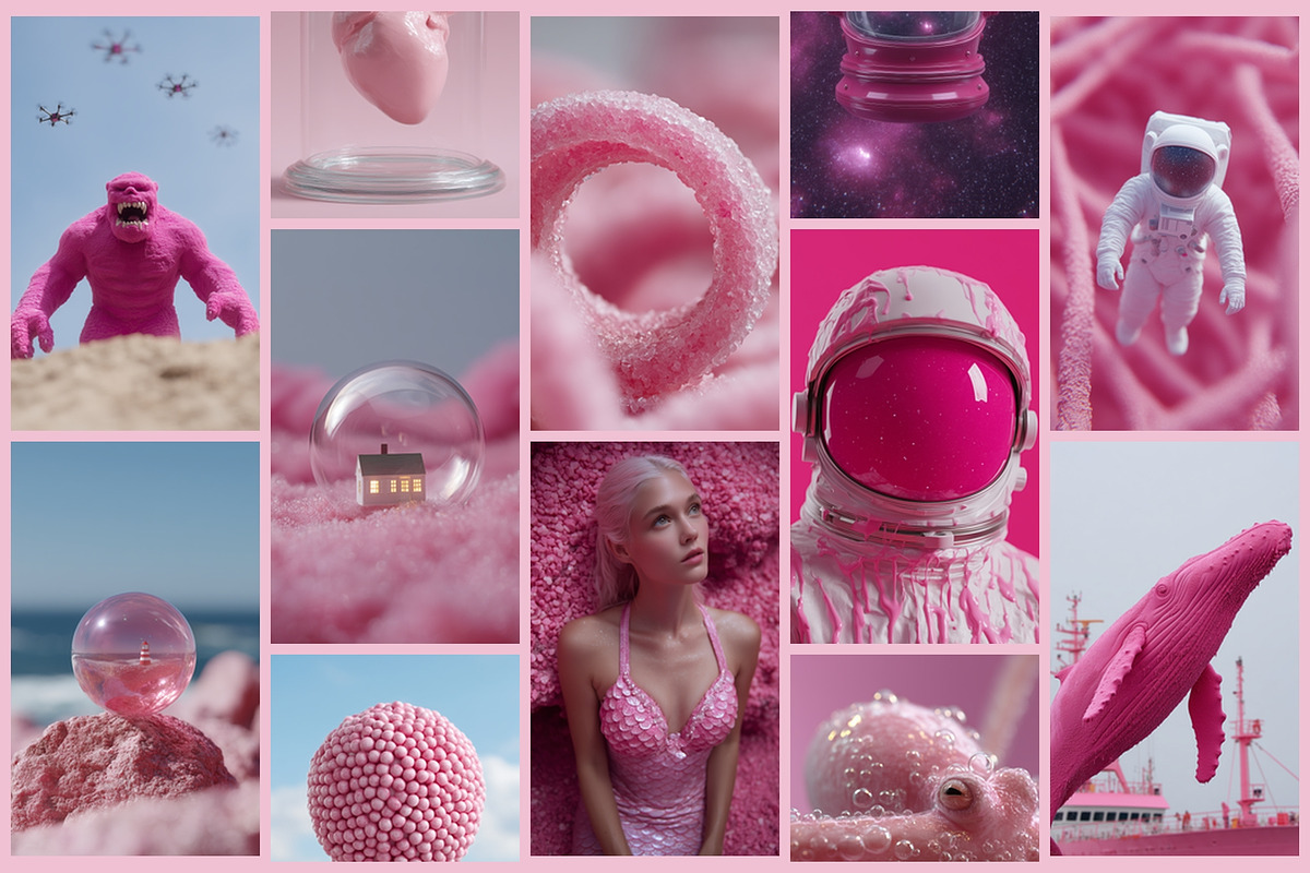 Dreamy Pink Futuristic & Space, an Arts & Entertainment Photo by AI Petr Creative Agency (Photo 4 of 6)