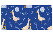 Blue Goose Celebration Collection, an Animal Illustration by the_myro (Thumbnail 9 of 14)