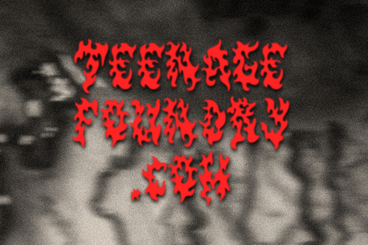 TF Voide Murdered, a Handwritten Font by TeenageFoundry (Photo 12 of 12)