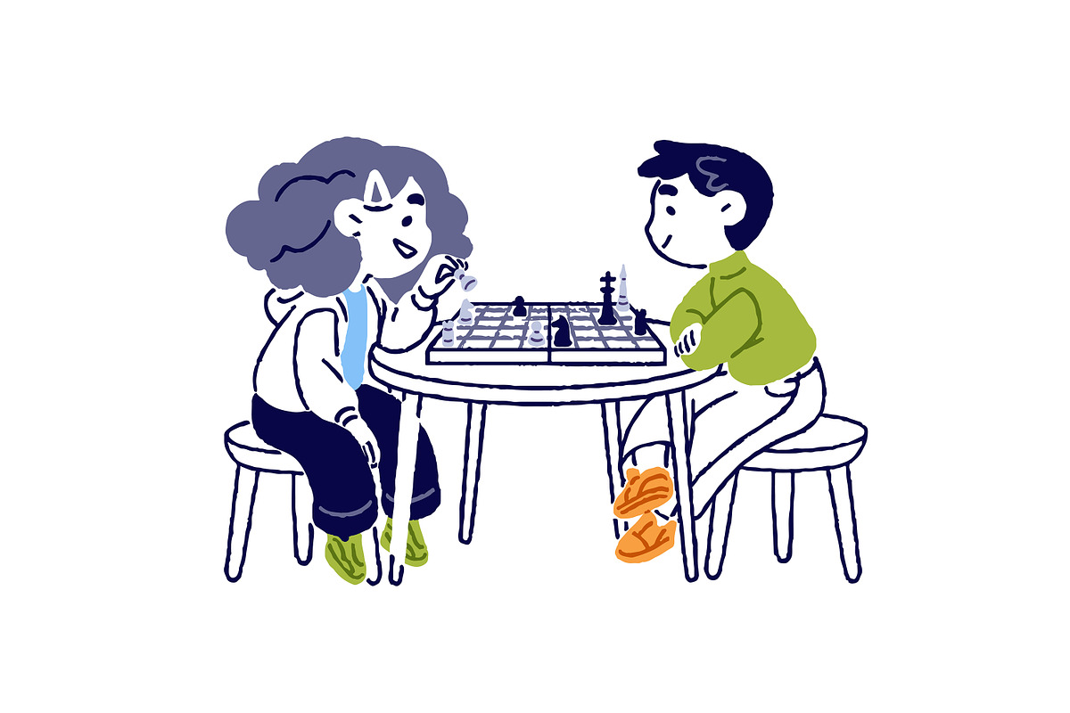 Creative kid activities, hobbies set, a Person Illustration by PaperTrident (Photo 5 of 9)