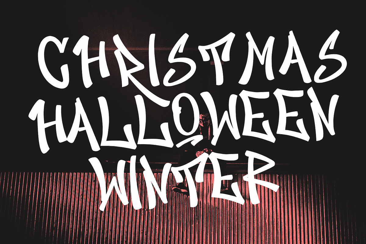 Austin Darolbe Graffiti Brush Font, a Handwritten Font by Maulana Creative (Photo 4 of 8)