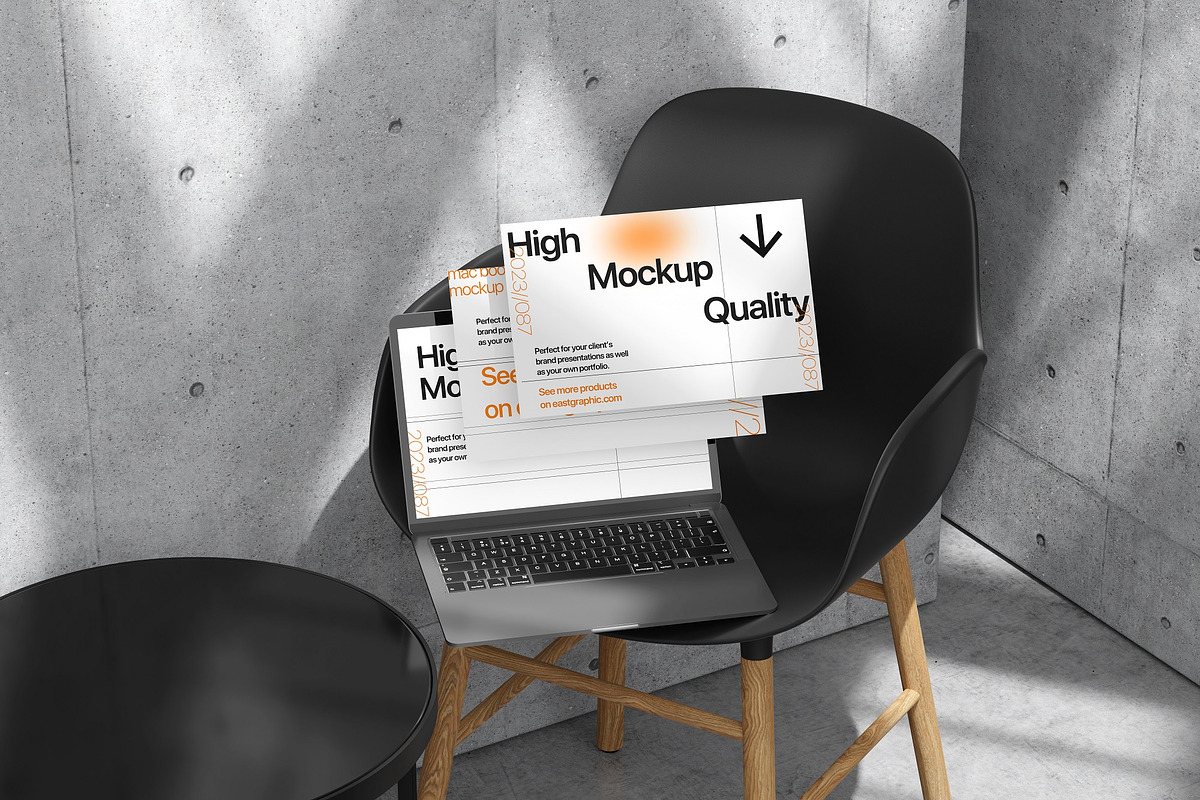 10 PSD Futuristic MacBook Mockup, a Mac Mockup by East Gallery (Photo 8 of 10)