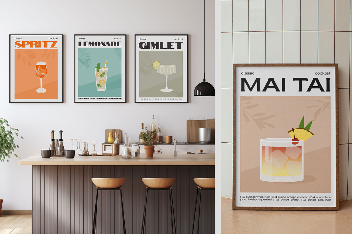 COCKTAIL O'CLOCK II Art Posters, a Poster Template by millering (Photo 7 of 7)