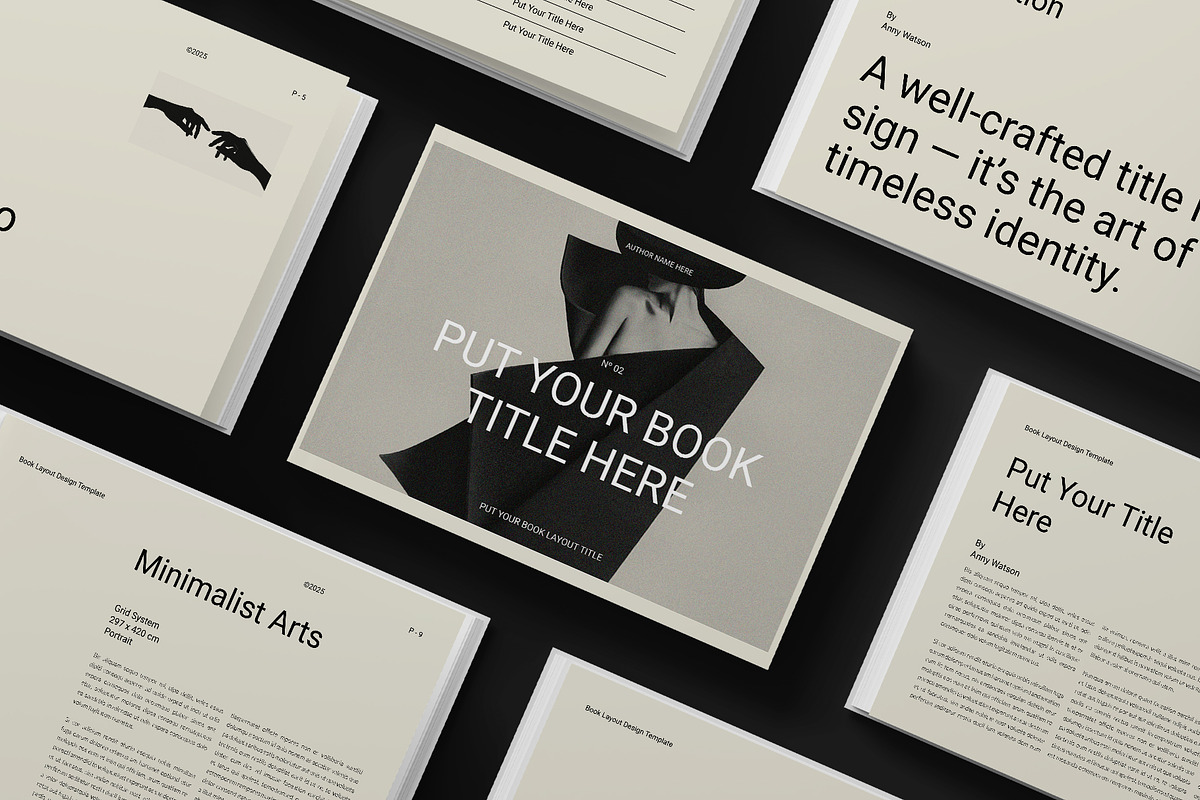 Book Title Layout Design Landscape, a Magazine Template by DesignCrest (Photo 13 of 15)