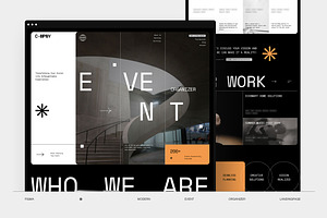 EVNTIO - Landing Page Template, a Landing Page Template by fakhroo