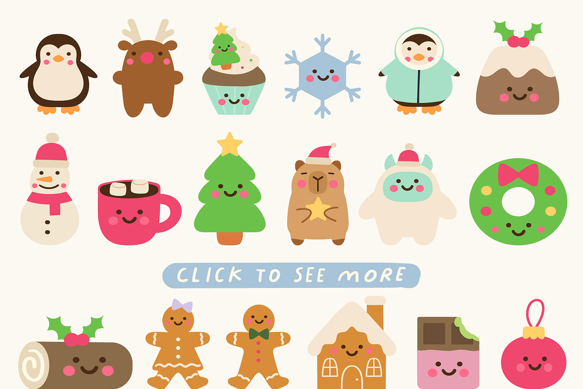 Cozy and Cool Christmas, an Object Illustration by cutelevindesign (Photo 2 of 6)