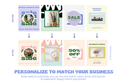 Modern Blue Instagram Templates, a Social Media Template by Hell Yeah Designs (Thumbnail 10 of 10)
