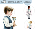 First Communion, Christian Clipart, a Person Illustration by VM PARTYS  BY TAIRUMA (Thumbnail 9 of 10)