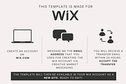 Wix website template for Bloggers, a Wix Template by Studio Eburnean (Thumbnail 5 of 7)