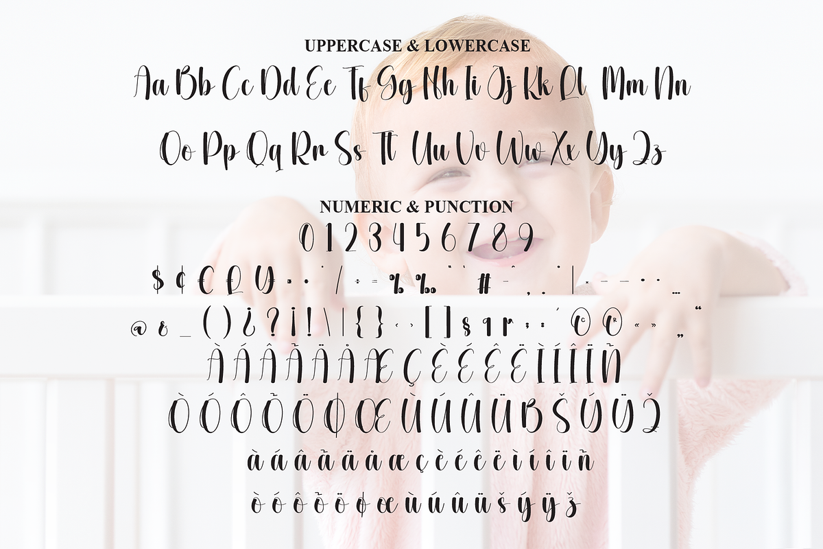 Babycute | Script Font, a Handwritten Font by Scratchones (Photo 7 of 8)