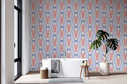 Preppy Lobster Pattern - Pink Blue, a Pattern Graphic by Hello Holly Studio (Thumbnail 2 of 10)